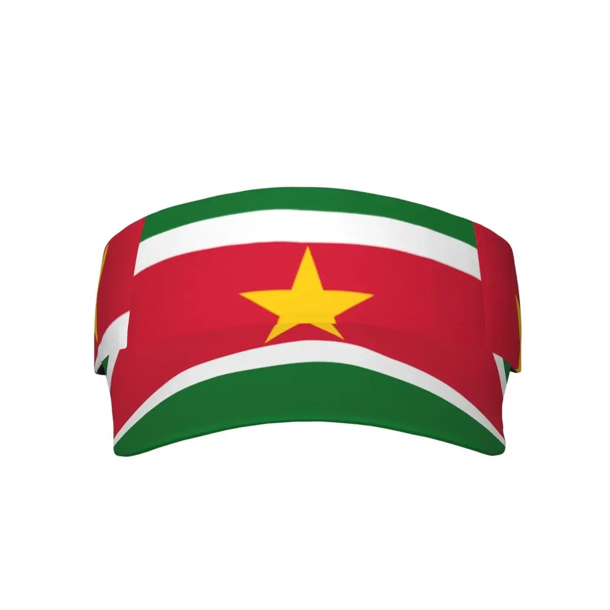 Flag Of Suriname Summer Air Sun Hat Visor UV Protection Top Empty Sports Golf Running Sunscreen Cap