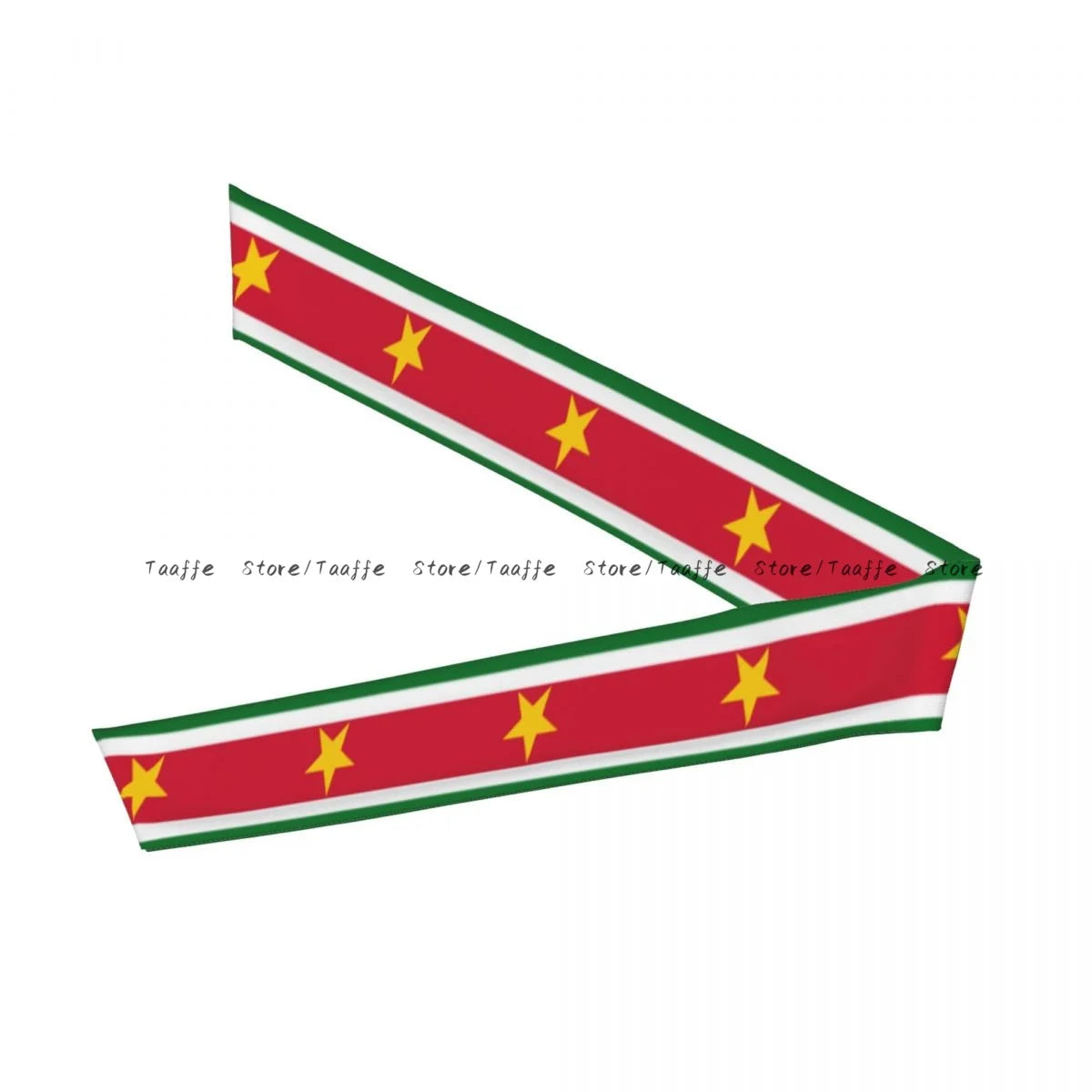 Flag Of Suriname Bandanas Hairband Head Tie Sports Headband for Running Tennis Karate Athletics Brief Style