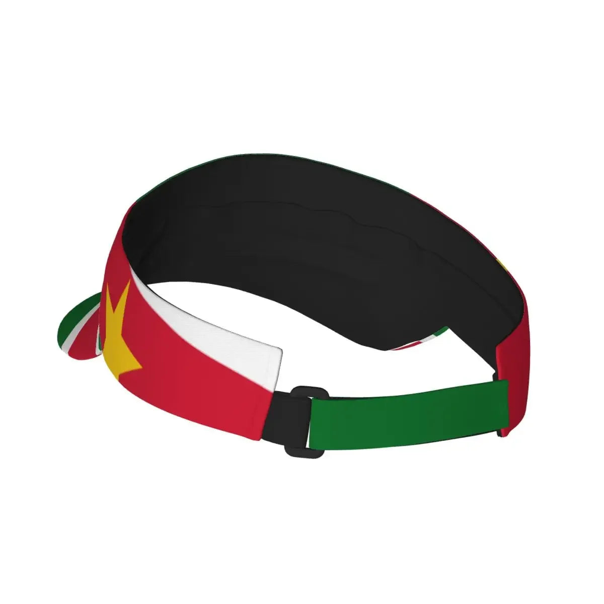 Flag Of Suriname Summer Air Sun Hat Visor UV Protection Top Empty Sports Golf Running Sunscreen Cap